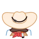 Cowboy emoji 🙅‍♂️