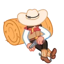 Cowboy emoji 😴