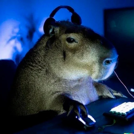 Стікер Capybara's world 🤓