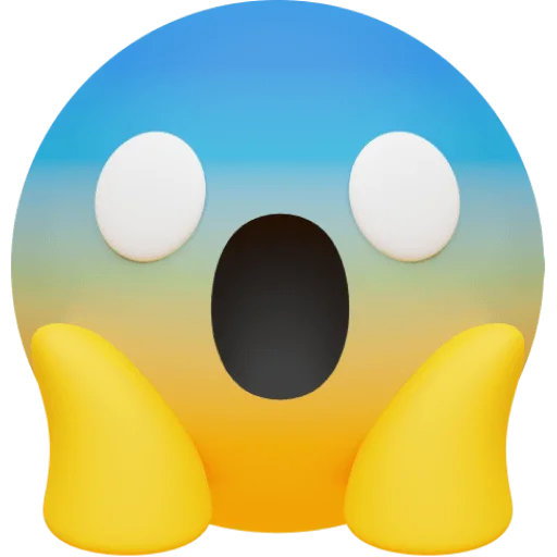 Telegram Sticker «Craftwork Emoji» 😱