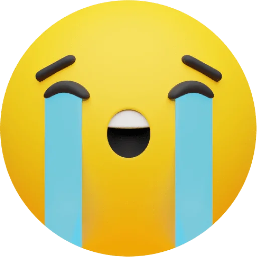 Telegram stiker «Craftwork Emoji» 😭