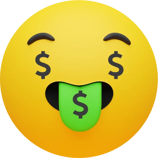 Craftwork Emoji emoji 🤑