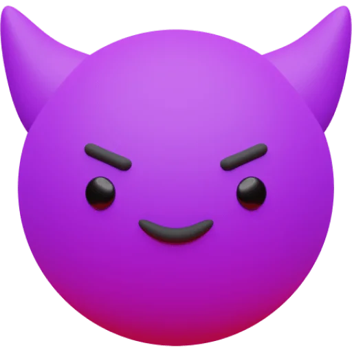 Telegram stiker «Craftwork Emoji» 😈