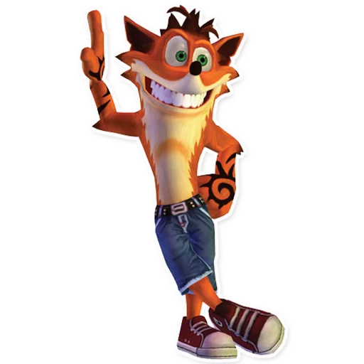 Емодзі Crash Bandicoot 