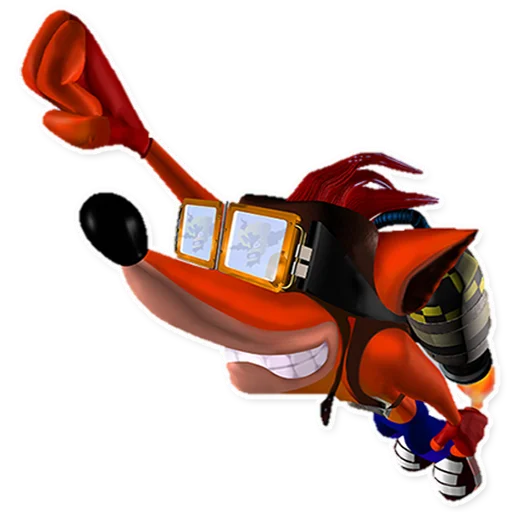 Telegram stiker «Crash Bandicoot» 🚀