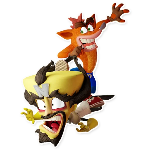 Telegram stiker «Crash Bandicoot» 🏂