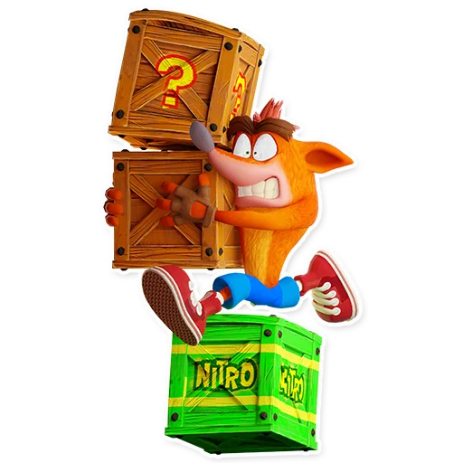 Crash Bandicoot sticker 🆘
