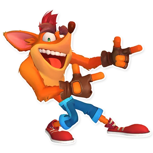 Telegram stiker «Crash Bandicoot» 🤙