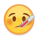 Эмодзи Crazy Emoji 🤒