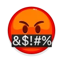 Эмодзи Crazy Emoji 🤬