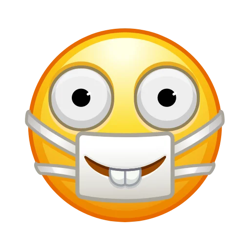 Telegram stikerlari Crazy Emoji