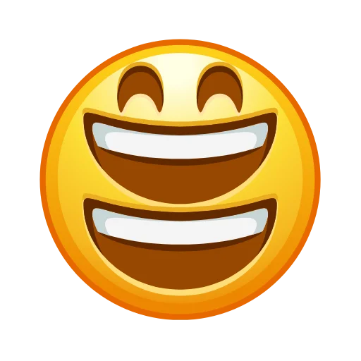 Стикер Telegram «Crazy Emoji» 😄