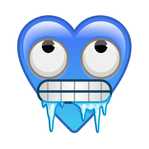Telegram stiker «Crazy Emoji» 🥶