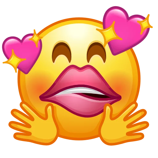 Telegram stiker «Crazy Emoji» 💖