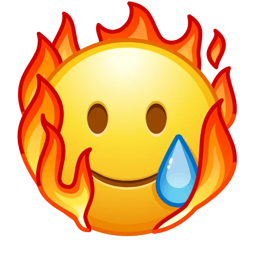 Telegram Sticker «Crazy Emoji» 🥲