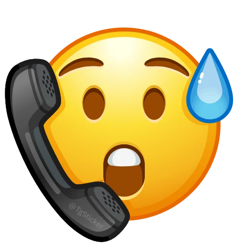 Стікер Telegram «Crazy Emoji» 😲