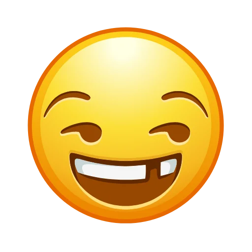 Sticker 😏 47 Telegram Sticker 😏 from «Crazy Emoji» pack