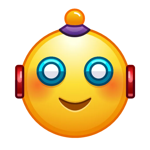 Telegram stiker «Crazy Emoji» 🤖