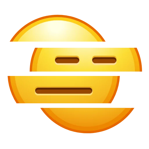 Стікер Crazy Emoji 😑
