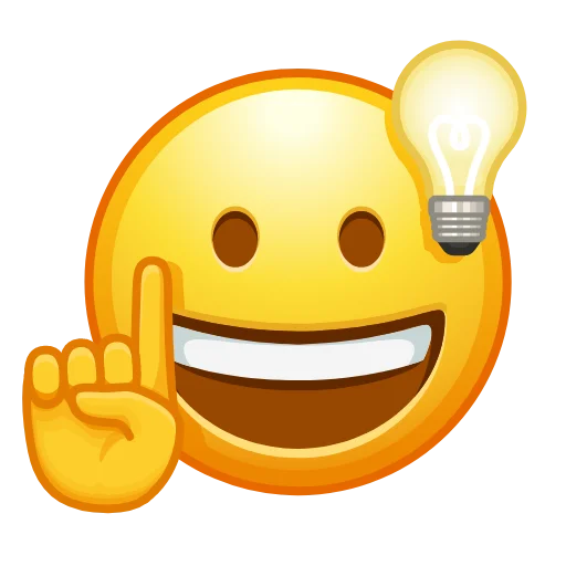 Telegram stiker «Crazy Emoji» ☝️