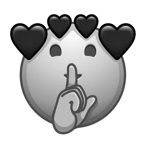 Стікер Telegram «Crazy Emoji» 🤫