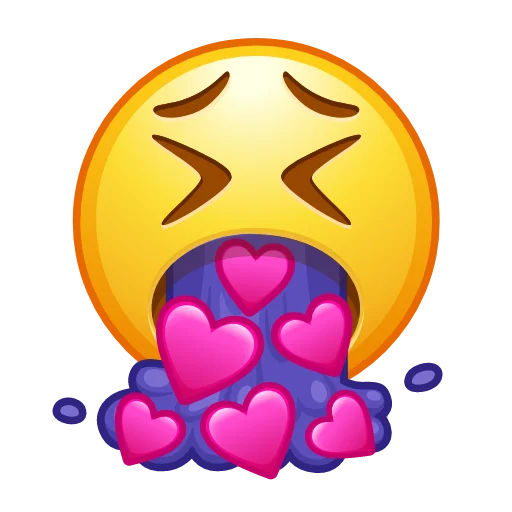 Telegram stiker «Crazy Emoji» 🤮