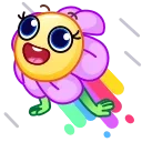 Crazy Daisy emoji 🌈