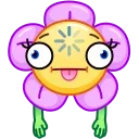 Crazy Flower emoji 😛