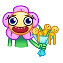 Crazy Flower emoji 😐