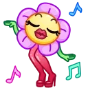 Crazy Flower emoji 💃