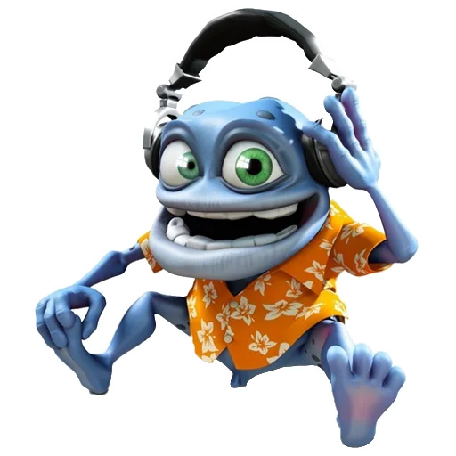 Telegram Sticker «Crazy Frog» 🎧