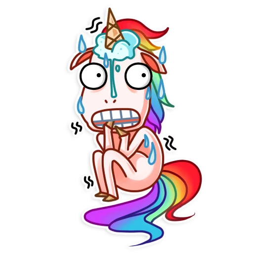 Crazy Pony sticker 😳