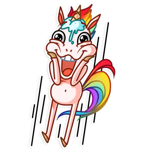 Crazy Pony emoji 