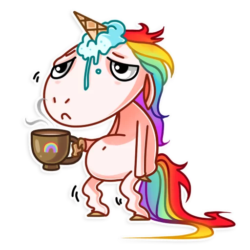 Crazy Pony emoji ☕