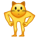 Эмодзи Cursed Emoji 😼