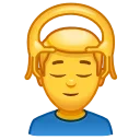 Эмодзи Cursed Emoji 💆‍♂️