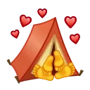 Емодзі Cursed Emoji ⛺️