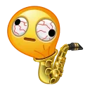 Стікер Cursed Emoji #2 🎷