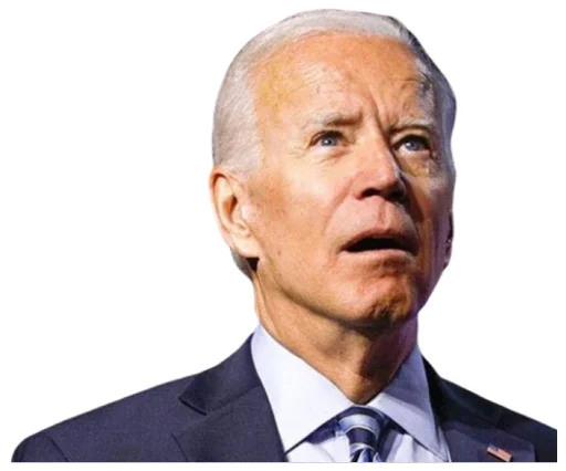 Telegram Sticker «Creepy Joe Biden» 😂