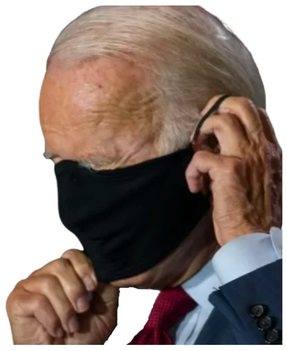 Емодзі Creepy Joe Biden 👩‍❤️‍💋‍👨