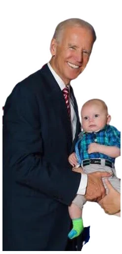 Creepy Joe Biden sticker 👶