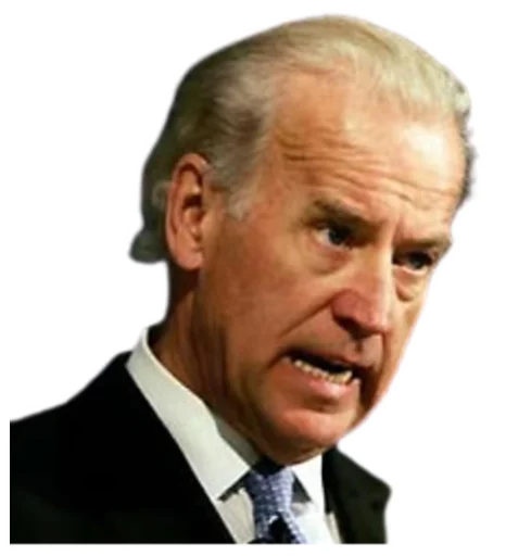 Стікер Telegram «Creepy Joe Biden» 😡