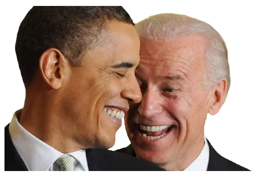 Стикер Telegram «Creepy Joe Biden» 🧛‍♂️