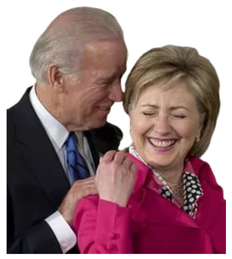 Стикер Telegram «Creepy Joe Biden» 🍕