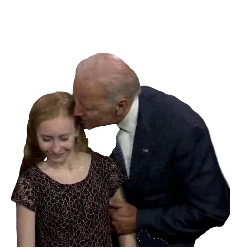 Стикер Telegram «Creepy Joe Biden» 👃