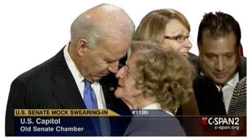 Telegram Sticker «Creepy Joe Biden» 📸