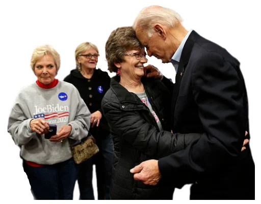Эмодзи Creepy Joe Biden 👌