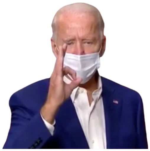 Эмодзи Creepy Joe Biden 😂