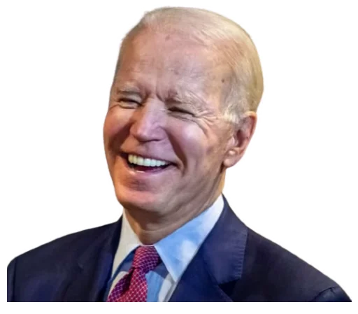 Creepy Joe Biden sticker 😂