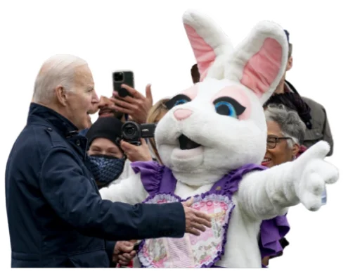 Стикер Telegram «Creepy Joe Biden» 🐰